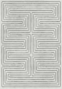 Alfombra Turca Adiva de 46 Pulgadas, Tejida en Jacquard, Lisa, Lavable, con Reverso de Algodón, Reverso de Goma Antideslizante, Material de Poliéster, Hecha a Máquina - Product Image 2