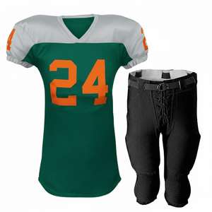 Maillot de football américain personnalisé pour homme et pantalon d'entraînement, uniforme, dernier design, respirant, grande taille pour enfants et adultes - Product Image 1