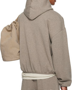 100% Cotton Custom Logo <b>Zip</b> <b>Hoodie</b> for <b>Men</b> Fashion Casual Unisex Blank Sweatshirt Winter Fleece <b>with</b> Hooded Collar Thermal - Product Image 4