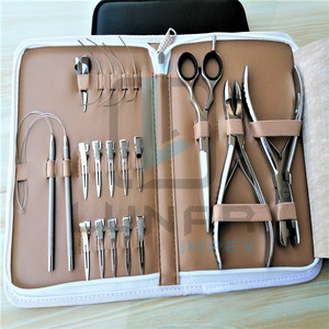 Moonbrand Manufacturer fournisseur outils et accessoires pinces d'extension de cheveux Kit d'outils-finition argent poli - Product Image 5