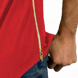 T-shirt en maille respirante, logo personnalisé, vente en gros, t-shirts de haute qualité 100% coton pour hommes - Product Image 5