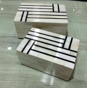Caja de Regalo Personalizada de Madera Maciza con Incrustaciones de Hueso Pulido Ecológica de la Mejor Calidad, Diseño Moderno, Hecha a Mano en India, Precio de Fábrica - Product Image 6