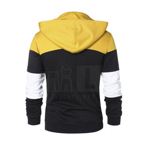 2025 Sudaderas con capucha de algodón 100% para hombre hechas a medida Básicos de invierno con patrón sólido Precio de estilo informal - Product Image 3