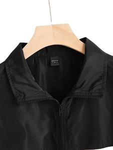 Nueva chaqueta cortavientos personalizada con cremallera completa 100% de nailon para hombre, chaqueta cortavientos de alta calidad de verano para hombre, bloque de Color - Product Image 3