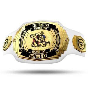 Cinturón de título de campeonato de peso pesado mejor diseñado Logotipo personalizado Estilo de lucha y agarre Cinturón DE TÍTULO DE BOXEO Sandbox UFC - Product Image 2
