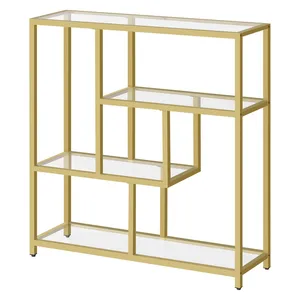 Étagère à épices multifonctionnelle pliable à un niveau en fer moderne, à poser au sol, pour les essentiels de la maison Zahid - Product Image 3