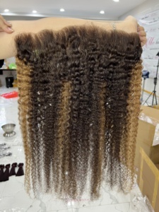 Extensions de cheveux vierges de haute qualité 13x4 point culminant birman pour dentelle frontale cheveux humains néo-zélandais 100% Remy haute brillance douceur - Product Image 6