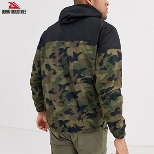 Cortavientos ligero de alta calidad para hombre, chaqueta de lluvia impermeable personalizada para otoño e invierno con capucha de lona transpirable, traje con soporte - Product Image 2