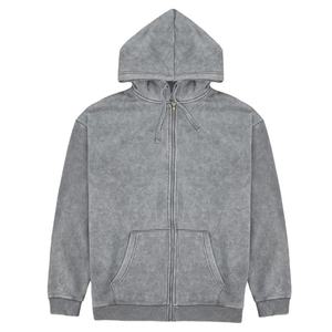 Sweat à capuche vintage surdimensionné pour hommes, pulls en coton pour couples, survêtements pour hommes, streetwear, sweat-shirt, poids lourd, baggy, tendance - Product Image 2