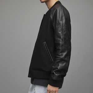 Personnalité impressionnante veste en cuir pour hommes manteaux chauffants et veste de vêtements chauds/100% veste à manches en cuir véritable - Product Image 6