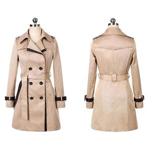 Long manteau personnalisé Unique pour femmes 2024 Long manteau pour femmes de haute qualité 100% coton respirant pour femmes Long manteau - Product Image 4