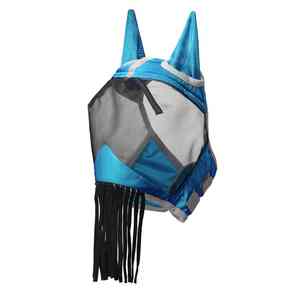 Nouveauté, masque anti-mouches pour cheval de haute qualité, logo personnalisé, respirant, en maille, équipement d'extérieur, masque anti-mouches pour l'équitation - Product Image 1