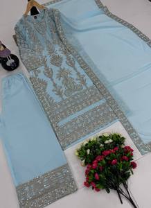 ชุดเสื้อและพลัสโซชุดปาร์ตี้หรูหราสำหรับงานเฉลิมฉลองอินเดียและปากีสถาน - Product Image 3