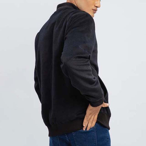 แจ็กเก็ตบอมเบอร์สำหรับผู้ชายแจ็กเก็ตบอมเบอร์แฟชั่นลำลองพลัสไซส์ - Product Image 3