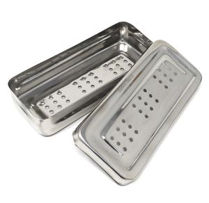 Autoclave Bandeja Acero Caja Esterilización Caja Instrumentos Quirúrgicos - Product Image 5