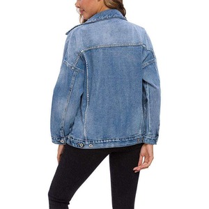 Chaqueta vaquera para mujer de buena calidad con diseño personalizado, nuevo diseño 2024, ropa informal, chaqueta vaquera de moda para mujer - Product Image 5