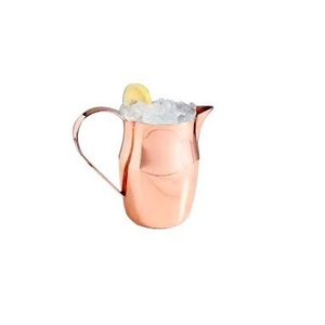 Jarra de Agua de Cobre Puro Martillada, Estilo Antiguo, Beneficios de la Ayurveda, para Uso en el Hogar y en Mesas de Boda - Product Image 6