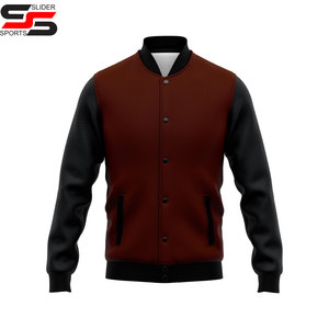 Veste bomber d'hiver pour homme, nouvelle mode, haute qualité, en satin 100%, boutonnée, sur mesure, en gros, pour équipe, veste de style lettreman - Product Image 6