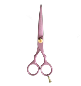 กรรไกรตัดผมสำหรับเด็กกรรไกรตัดผมสีชมพูใช้ด้วยมือขวาผลิตจากสเตนเลส - Product Image 5