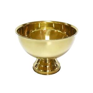 Hielera Metálica Plateada con Asa, Enfriador de Vino Duradero, Porta Champán para Barra y Decoración del Hogar - Product Image 1