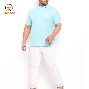 T-shirt polo grande taille d'été pour hommes T-shirt polo d'affaires grande taille Chemises polo haut de gamme à manches courtes unies Service OEM respirant - Product Image 3
