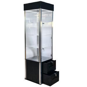 Cửa hàng bán lẻ đồ nội thất khung nhôm Trưng Bày Acrylic hiển thị cửa hàng thuốc lá tủ thuốc lá hiển thị trường hợp khói cửa hàng hiển thị - Product Image 2