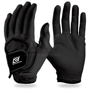Gants de golf légers de la meilleure qualité pour hommes Logo personnalisé Style tendance en cuir véritable Prix bas pour une utilisation sportive - Product Image 1
