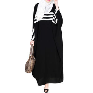 Solid Color Black Sleeveless <b>Islamic</b> <b>Clothing</b> Muslim Hijab Women Abaya/Printed Muslim Casual Dress Plus Size Spring High-quality - Product Image 2