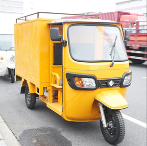 Tricycle électrique de livraison express à trois roues avec cabine, 2000W, vitesse maximale de 45 km/h, autonomie de 135 km, charge maximale de 580 kg, boîte de 1,1*1,6 m - Product Image 4