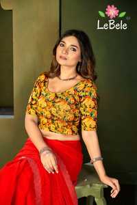 Blusa Elástica de Talla Grande para Mujer, Blusa Sari Cómoda para Uso Diario con Tela de Primera Calidad - Product Image 4