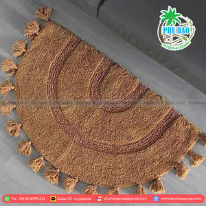 TOP ITEM Versatile Half Moon Braided Coir Door <b>Mat</b> Perfect for Indoor and <b>Outdoor</b> Use with Excellent Durability - Product Image 4