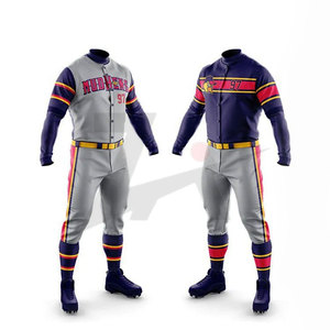 Uniformes de Béisbol Transpirables Estampados de Alta Calidad al por Mayor para Adultos, Ropa de Equipo Personalizable, Jersey de Entrenamiento para Hombre - Product Image 1