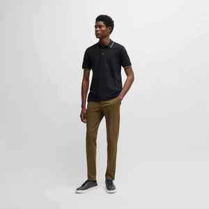 Camiseta de Manga Corta Estilo Jersey, Holgada, Vintage, Personalizada, Estilo Urbano, Color Azul Marino, Tipo Polo Rugby, para Hombre - Product Image 2