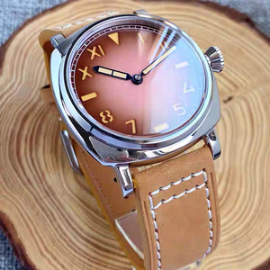 Montre mécanique NH35 pour homme, boîtier carré, cadran Californie, sans logo, automatique, 42 mm, classique, 2 aiguilles, Reloj Hombre - Product Image 2