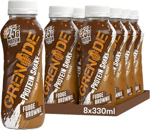 Batido de Proteína Gre-nade Fudge Brownie, 8 x 330 ml - Product Image 1