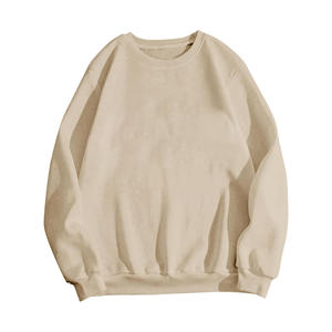Sudadera informal de gran tamaño para mujer, pulóver, Tops, manga larga, cuello redondo, capucha, 100% algodón, forro sólido para primavera e invierno - Product Image 1