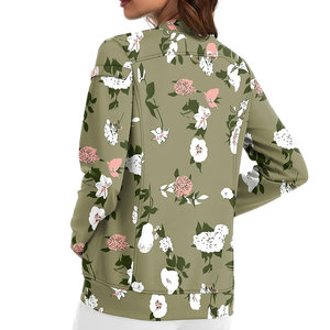 2025 couleur unie tenue décontracté femmes gommage veste hôpital porter nouveau confortable femmes gommage veste - Product Image 3