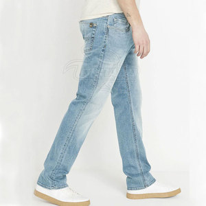 กางเกงยีนส์ขายาวสำหรับผู้ชาย,กางเกงยีนส์สไตล์ที่ออกแบบเองแฟชั่นดีไซน์ใหม่ - Product Image 5