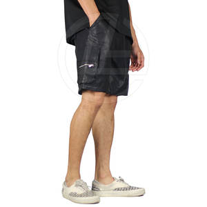 Pantalones Cortos Negros de Cuero Sintético para Hombre, Estilo Vintage, Ligeros, Transpirables, Estilo Urbano, Cómodos, con Forro Interior - Product Image 6