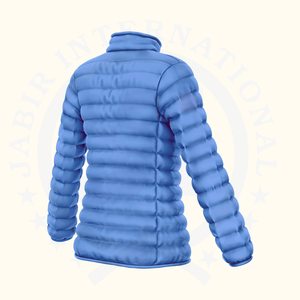 Veste matelassée d'hiver unisexe pour hommes et femmes, style ample et épaissi avec impression de logo personnalisé, fermeture à glissière, caractéristique imperméable - Product Image 6
