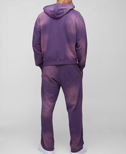 Sweat-shirt à capuche personnalisé Streetwear 400Gsm pour hommes, ensembles de survêtement de haute qualité 100% coton, ensemble pantalon de survêtement et sweat-shirt à capuche pour hommes - Product Image 2