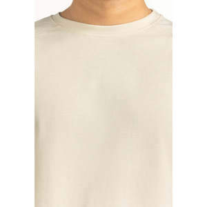 T-shirt décontracté d'hiver en jersey 100 % coton, coupe classique, respirant, écologique, MN-TS-WS25-008, fabricant OEM ODM, vente en gros - Product Image 2