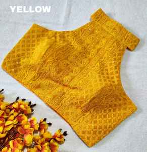 Readymade – Blouse de travail brodée entièrement cousue, tenue de soirée fantaisie sans manches, Blouse tendance - Product Image 5