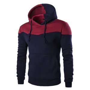 Hoodie Mode musim dingin baru untuk pria hoodie pria kustom dibuat warna Solid penuh polos disesuaikan untuk pria 2024