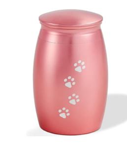 Urnes de crémation artisanales indiennes Urnes de crémation pour animaux de compagnie en laiton avec urnes de crémation de couleur blanche Fournisseur - Product Image 4
