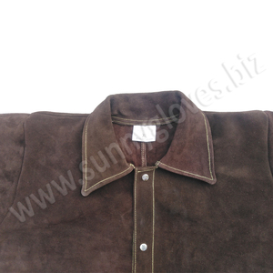 Chaqueta de soldadura de cuero resistente al calor y al fuego, calidad prémium - Product Image 5