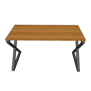 XBamboo 140x70cm BFXB005 Computer <b>Desk</b> with Assembled Iron Legs - Product Image 5