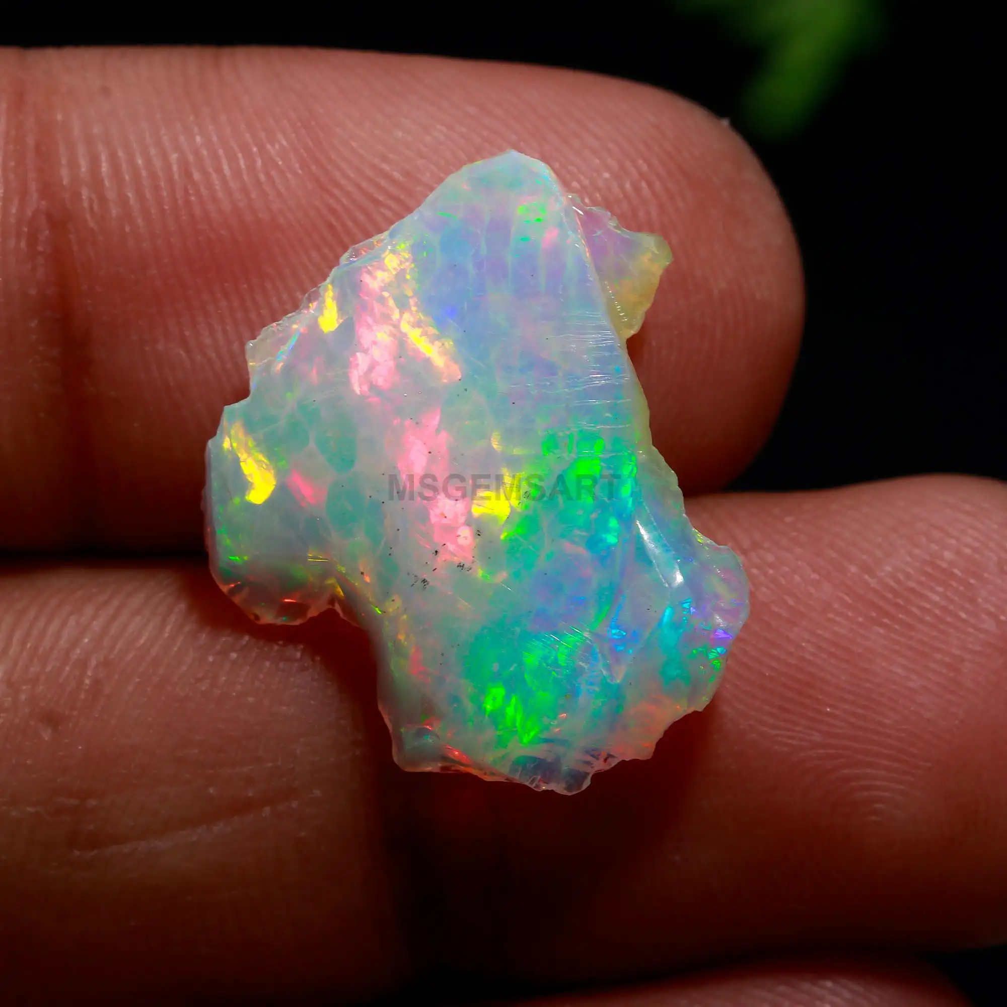 Beli sekarang Opal Etiopia batu permata Mineral kasar belum dipotong Mineral mentah perhiasan kasar membuat kasar