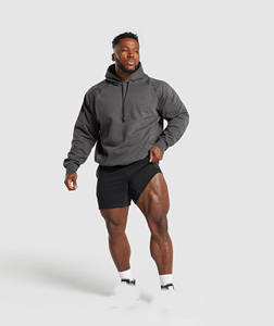 <b>Men's</b> Autumn Solid Color <b>Tie</b> Dye/Plain 3D Embroidery Fleece Knitted Hooded Sweatshirt Loose Sporty Casual Vintage Anti-Pilling - Product Image 5