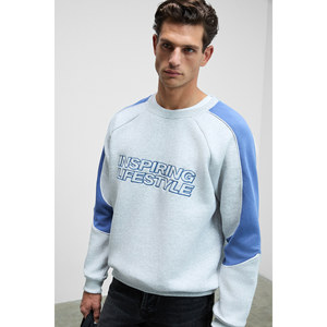 Sudadera GRIMELANGE HERCULES para Hombre, Cuello Redondo, Mangas Bordadas, Ribete en el Frente - Product Image 2